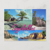 Seychellen Postkarte (Vorderseite)