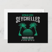 Seychellen Postkarte (Vorne/Hinten)