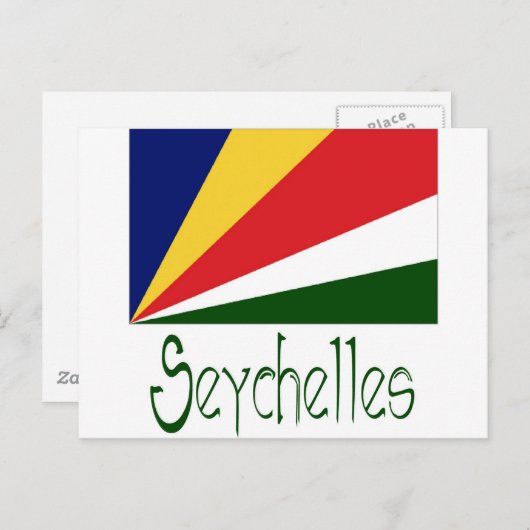 Seychellen Postkarte (Vorne/Hinten)