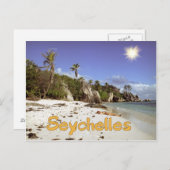 Seychellen Postkarte (Vorne/Hinten)