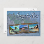 Seychellen Postkarte (Vorne/Hinten)