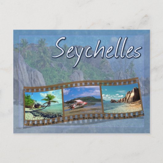 Seychellen Postkarte (Vorderseite)