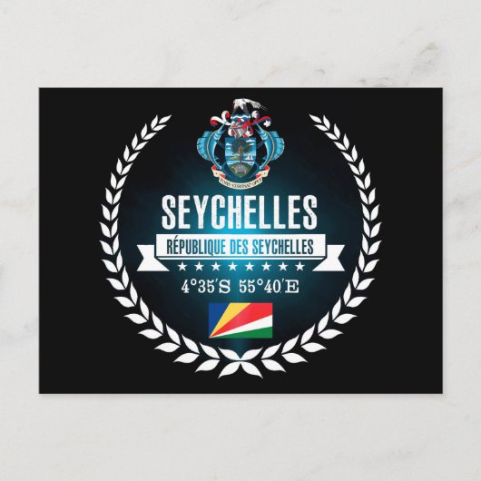 Seychellen Postkarte (Vorderseite)