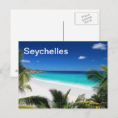 Seychellen Postkarte (Vorne/Hinten)