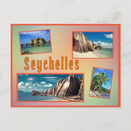Seychellen-Postkarte Postkarte (Vorderseite)