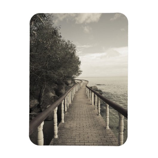 Seychellen, Praslin Island, Anse Bois de Rose, Magnet (Vertikal)