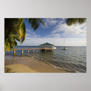 Seychellen, Praslin Island, Anse Bois de Rose, Poster