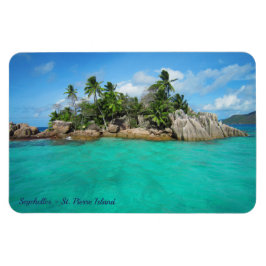 Seychellen, Praslin - Tropeninsel - Foto Magnet