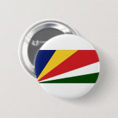 Seychellen-Staatsflagge Button (Vorne & Hinten)
