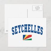 Seychellen Stil Postkarte (Vorne/Hinten)