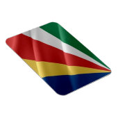 Seychellen - Waving Flag - Magnet (Rechte Seite)