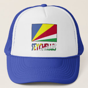 Seychelles and Seychellois Flag Truckerkappe