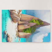 Seychelles Beach Art Ocean Lover Puzzle (Horizontal)