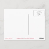 Seychelles Conus Muscheln Postkarte (Rückseite)