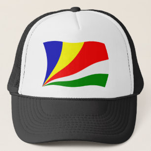 Seychelles Flag Hat Truckerkappe