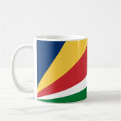 Seychelles Flag Keramik Kaffee Tasse (Links)