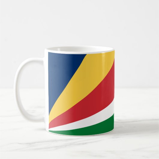 Seychelles Flag Keramik Kaffee Tasse (Links)