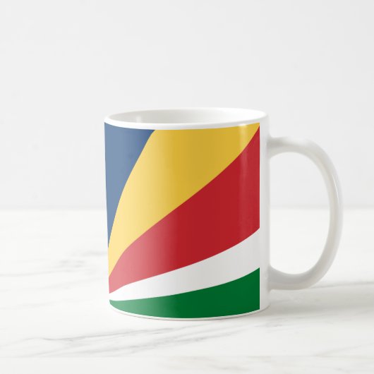 Seychelles Flag Keramik Kaffee Tasse (Rechts)