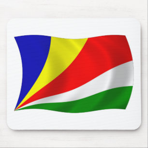 Seychelles Flag Mousepad