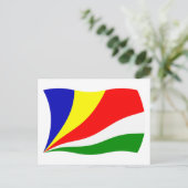 Seychelles Flag Postkarte (Stehend Vorderseite)