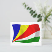 Seychelles Flag Postkarte (Stehend Vorderseite)