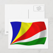 Seychelles Flag Postkarte (Vorne/Hinten)