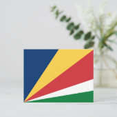 Seychelles Flag Postkarte (Stehend Vorderseite)