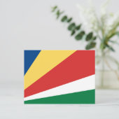 Seychelles Flag Postkarte (Stehend Vorderseite)