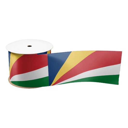 Seychelles Flag Satinband (Spule)