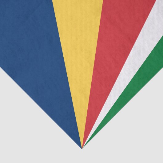 Seychelles Flag Seidenpapier (Ausschnitt)