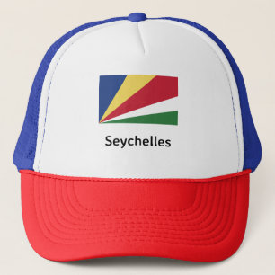 Seychelles Flag Truckerkappe