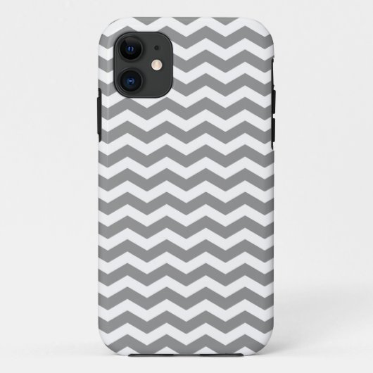 Seychelles Gray Wave Zickzack Case-Mate iPhone Hülle (Rückseite)