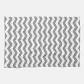 Seychelles Gray Wave Zickzack Küchentuch (Horizontal)