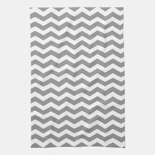 Seychelles Gray Wave Zickzack Küchentuch (Vertikal)