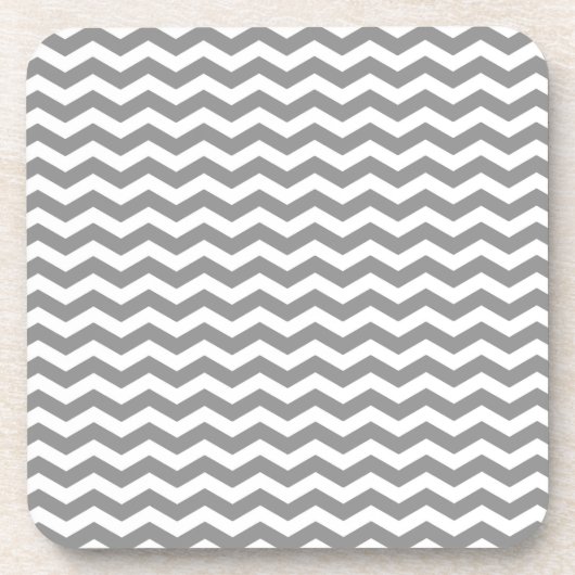 Seychelles Gray Wave Zickzack Untersetzer (Vorderseite)