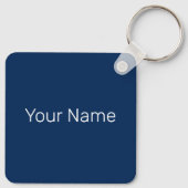 Seychelles La Digue Anse Marron Beach Vintag Schlüsselanhänger (Rückseite)