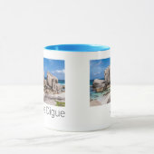 Seychelles La Digue Anse Marron Beach Vintag Tasse (Zentrum)
