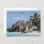 Seychelles La Digue Island Postkarte (Vorne/Hinten)