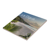 Seychelles La Digue Sunset Beach Holiday Souvenir Fliese (Seite)