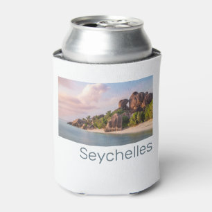 Seychelles La Digue Vintag Sunset Holiday Geschenk Dosenkühler