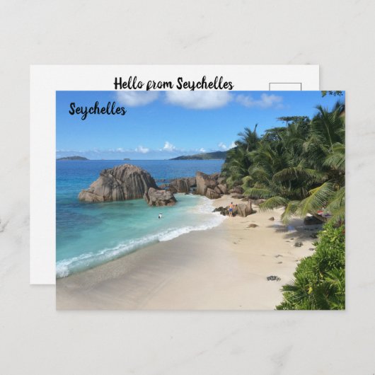 Seychelles Maldives Postcard Postkarte (Vorne/Hinten)
