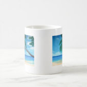 "Seychelles" Tropical Island Beach Art Coffee Tass Kaffeetasse (Mittel)