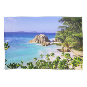 Seychelles Tropical Island Beach Kissenbezug