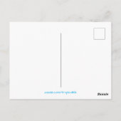 Seychelles Tropical Island Beach Postkarte (Rückseite)