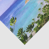 Seychelles Tropical Island Beach Seidenpapier (Ausschnitt)