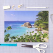 Seychelles Tropical Island Beach Seidenpapier (Handwerk)