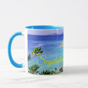 Seychelles Tropical Island Beach Tasse