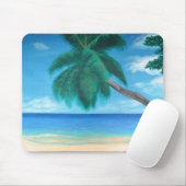 "Seychelles" - Tropical Island Ocean Art Mouse Pad Mousepad (Mit Mouse)