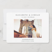 Seychelles Wedding Save the Date Einladung (Rückseite)