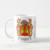 Seymour Familien-Wappen Tasse (Links)